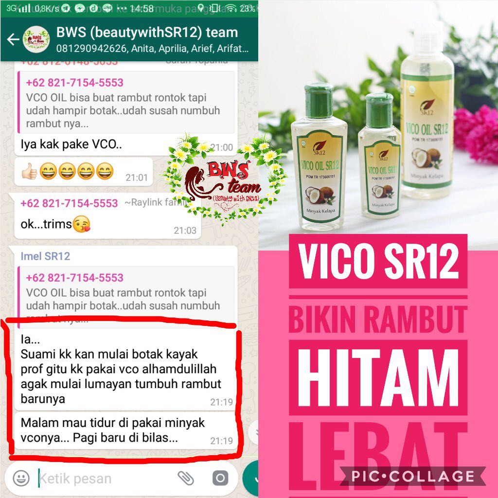 Jual Minyak Kelapa Vco Sr12 Perawatan Vitamin Penumbuh Rambut Rontok Obat Kutu Ketombe Alami Bpom 100 Ml Indonesia Shopee Indonesia