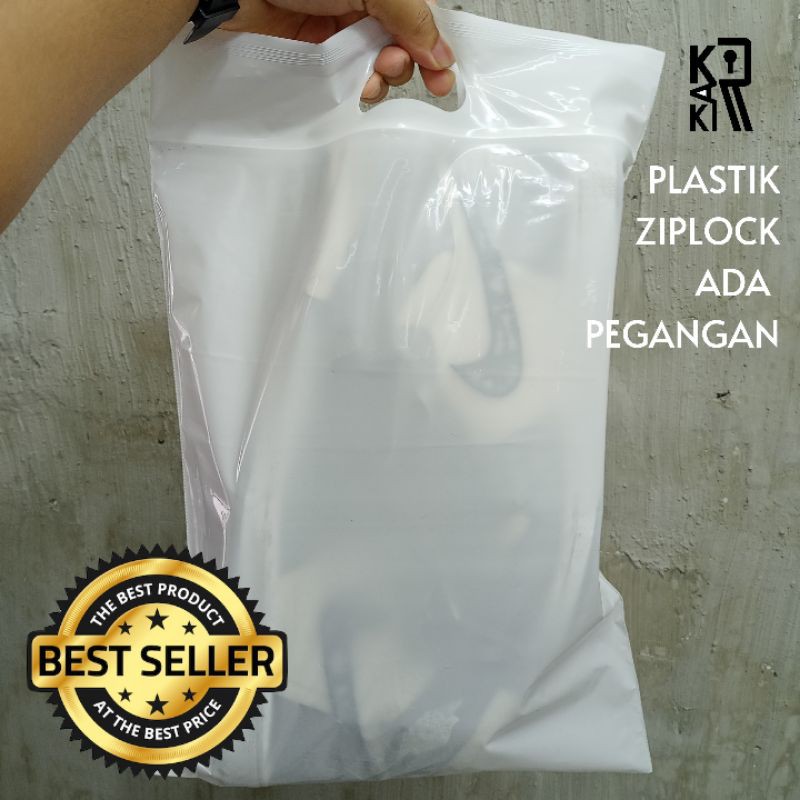 PLASTIK KLIP ZIPLOCK 10pc UNTUK SEPATU ADA PEGANGANNYA