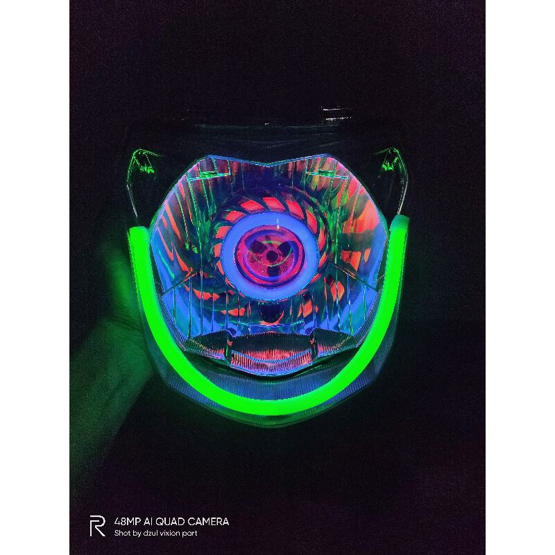 reflektor new vixion lightning/projie nvl/headlamp projie new vixion