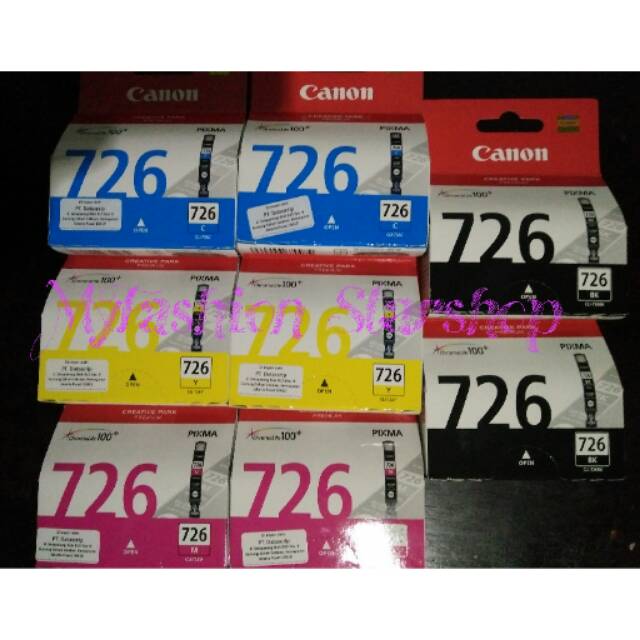 CANON 726 Black, Magenta, Yellow, Cyan Ink Cartridge [CLI726]