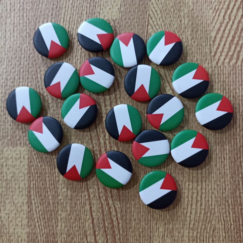 [ COD ] PIN BUTTON MINI PALESTINA TERLARIS BEST QUALITY