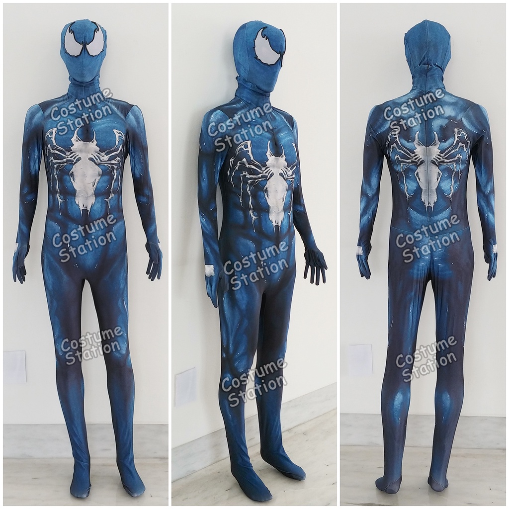 Kostum Venom / Costume Spiderman Symbiote Marvel pria dewasa