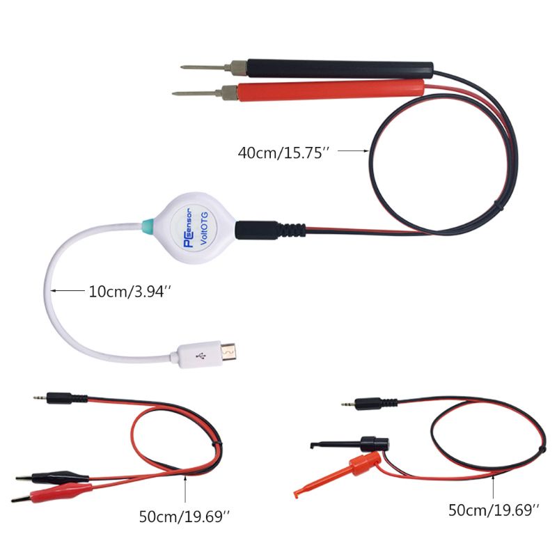 Btsg Untuk DC Voltage Meter OTG Android Phone Voltage Tester Bentuk Gelombang Sinyal Yang Diukur