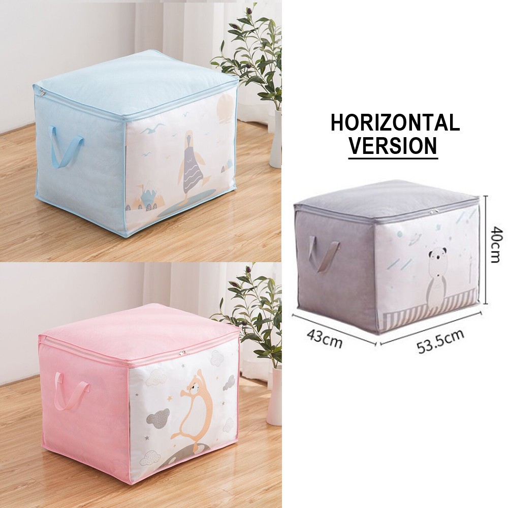 Storage Bag Organizer Cloth Kotak / Box Tempat Penyimpanan Pakaian