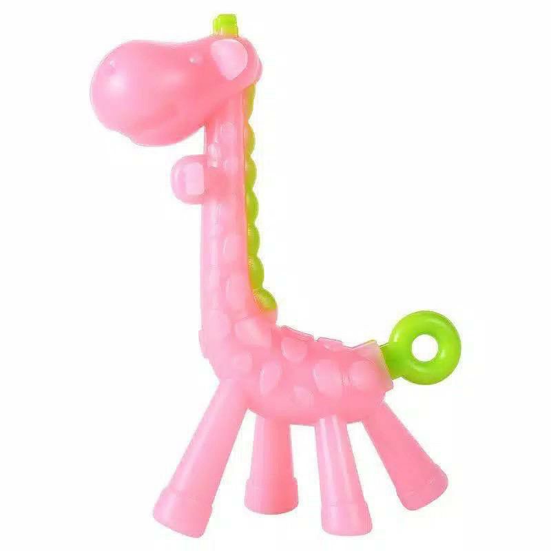 Teether Bayi Jerapah BPA Free / Gigitan Bayi 3 Month +/ Teether Giraffe