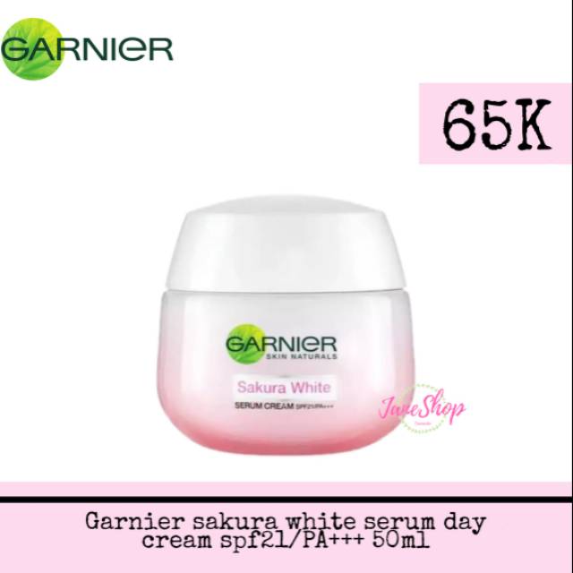 Garnier sakura white serum day cream spf21/PA+++ 50ml