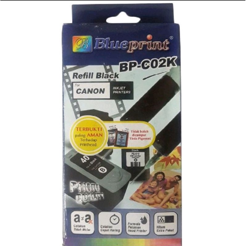 Ink Jet / Tinta Suntik Blue Print Canon BP-C02K Black