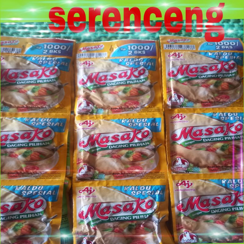 

masako rasa ayam netto 9 gram isi 12 sachet