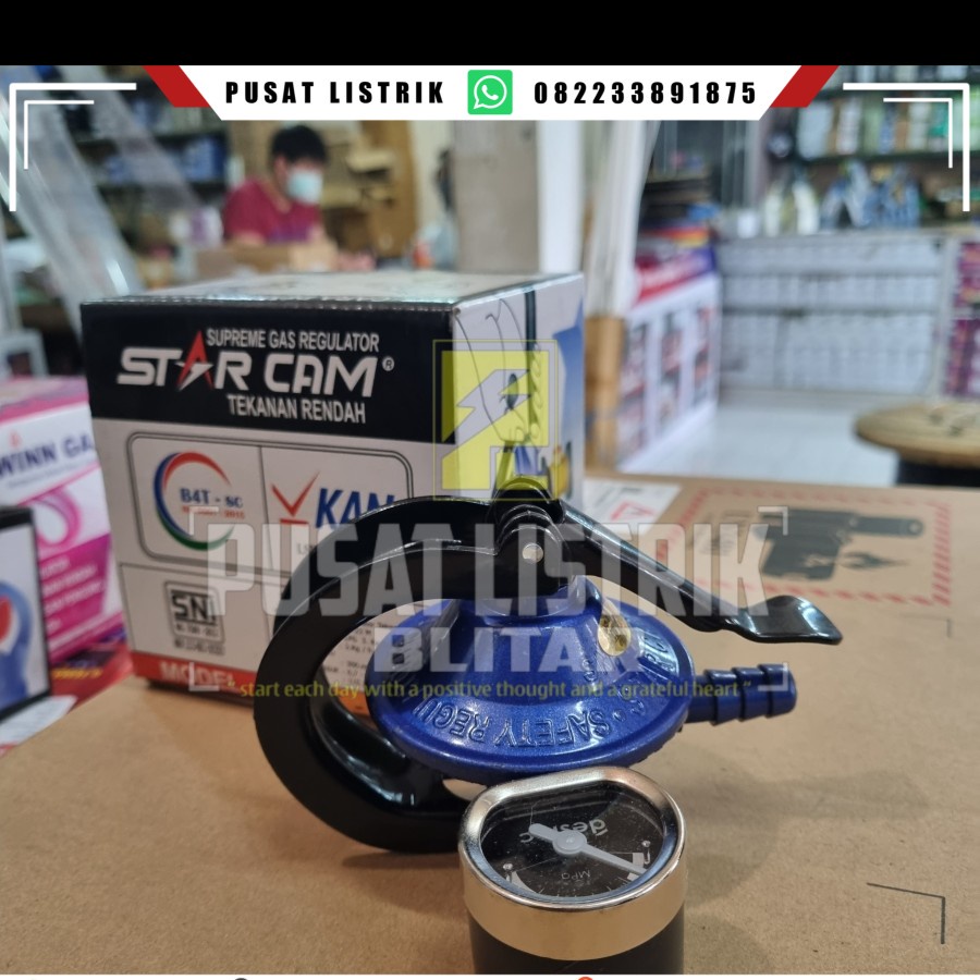 Jual STARCAM Regulator Gas SC23M Kepala Gas LPG METER Regulator Gas