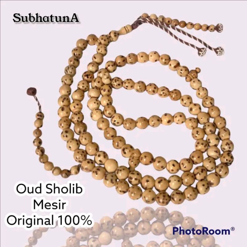 [TERMURAH] Butiran Tasbih Oud Sholib 8mm , 10 mm , Original ,  Asli , Mesir 100 butir