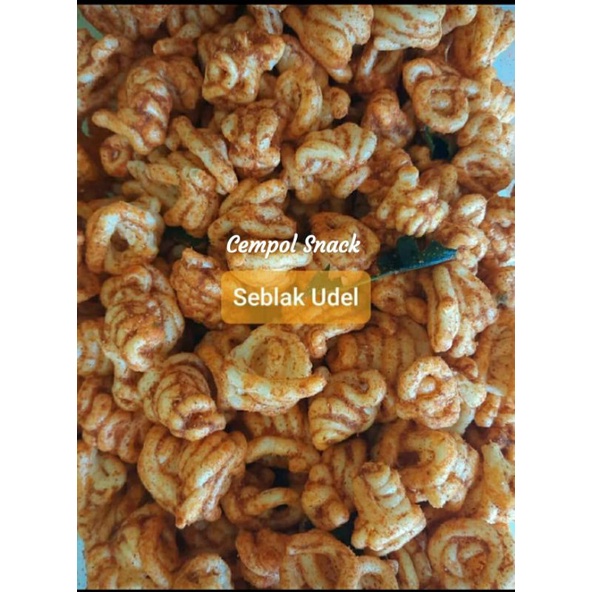 

[ 250gr ] Seblak Kerupuk Udel Pedes Nampol Daun Jeruk