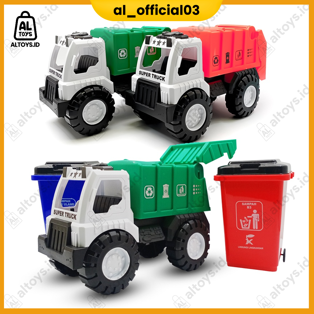 Mainan Mobil Truck Sampah Heavy Truk Garbage AK95 - AK99