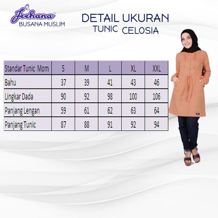 TUNIK POLOS - JEEHANA TUNIK CELOSIA - TUNIK KATUN - ORIGINAL