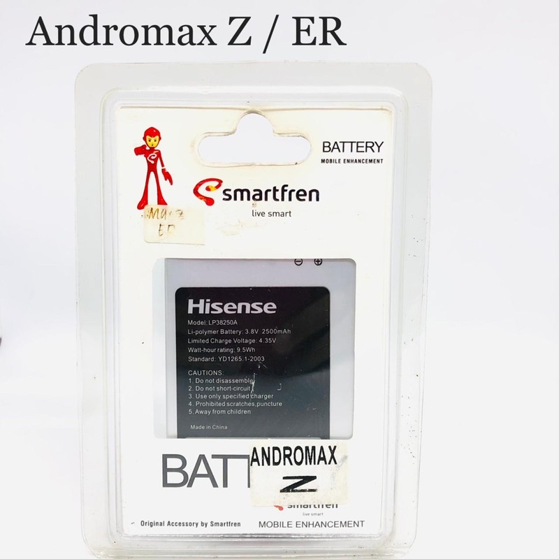 promo Baterai original smartfren Andromax Z Hisense-Lp-38250A