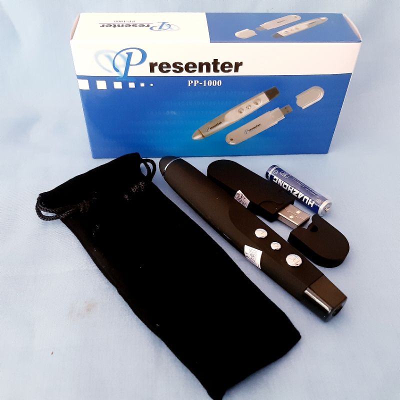 POINTER LASER PRESENTER, WIRELESS LASER POINTER PRESENTER PP 1000