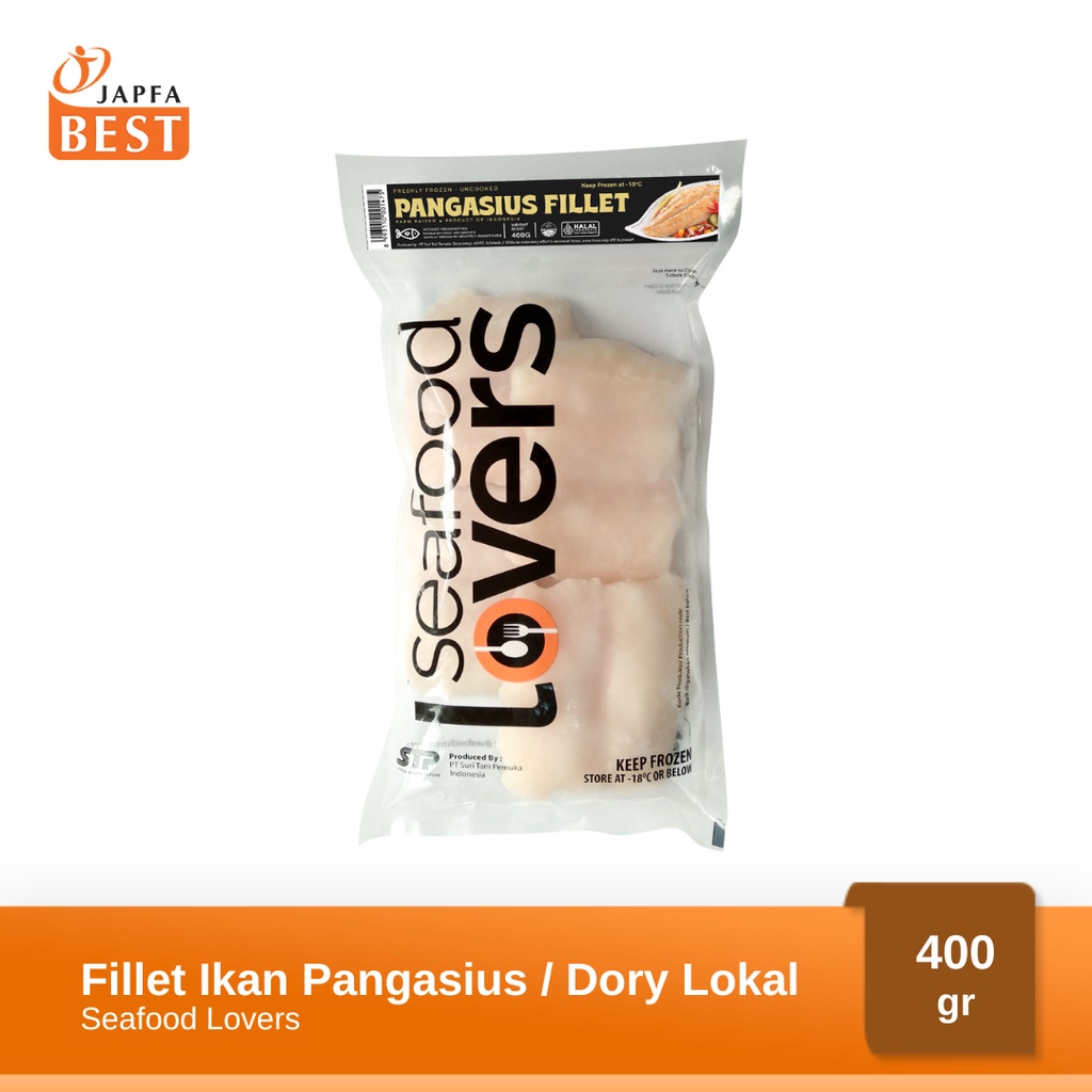 Fillet Ikan Pangasius / Ikan Patin / Dory Lokal  Seafood Lovers 400 gr