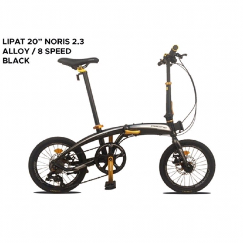 Sepeda Lipat Pacific Noris 2.3 Alloy Folding 20 inch