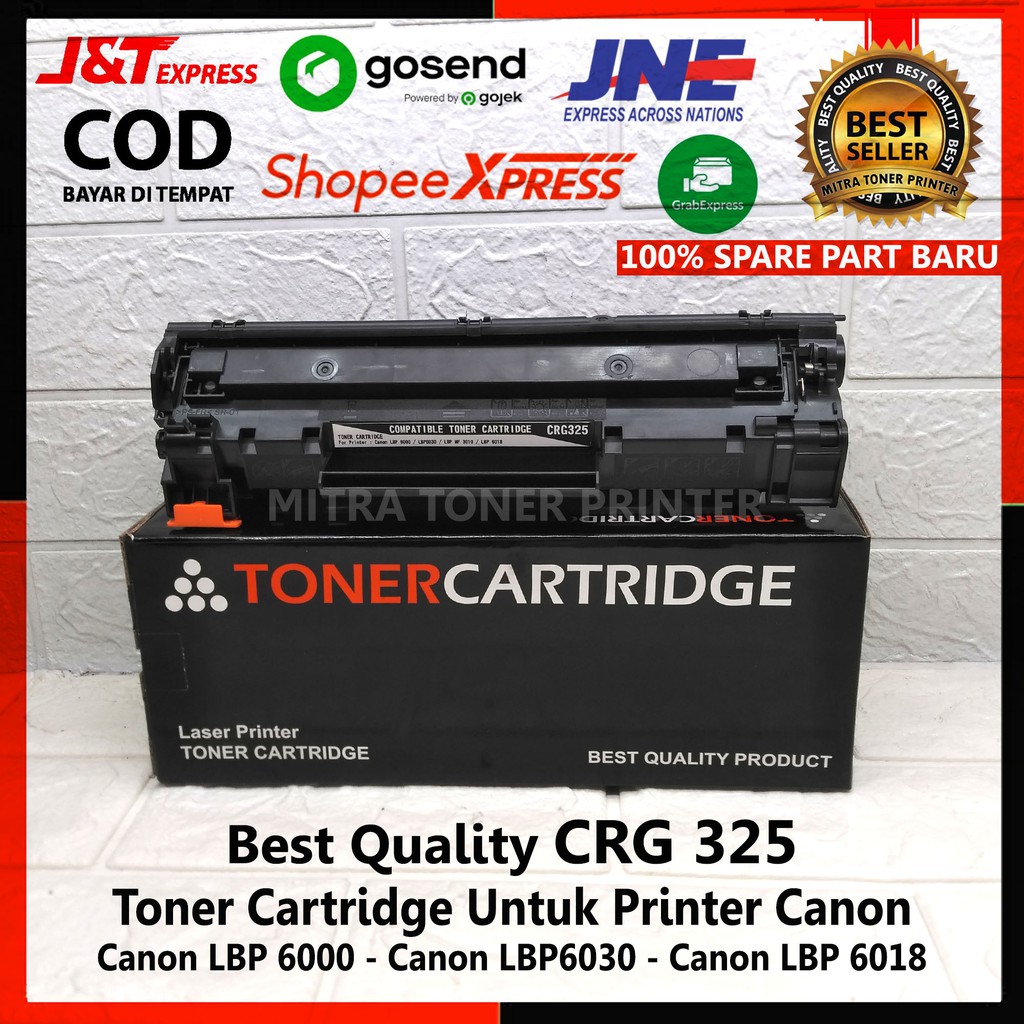 Toner Cartridge Best Quality untuk printer Canon LBP 6030/6000/MF3010/6018 toner cartridge CRG325