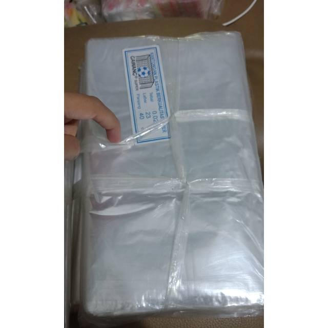 

Plastik kantong 0.2*23*40