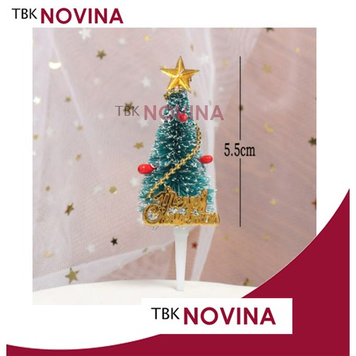 TOPPER NATAL CHRISTMAS / HIASAN CAKE PARCEL / DEKORASI KUE / MERRY CHRISTMAS