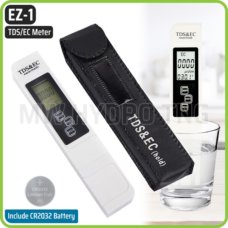 Alat Ukur Hidroponik - TDS &amp; EC meter