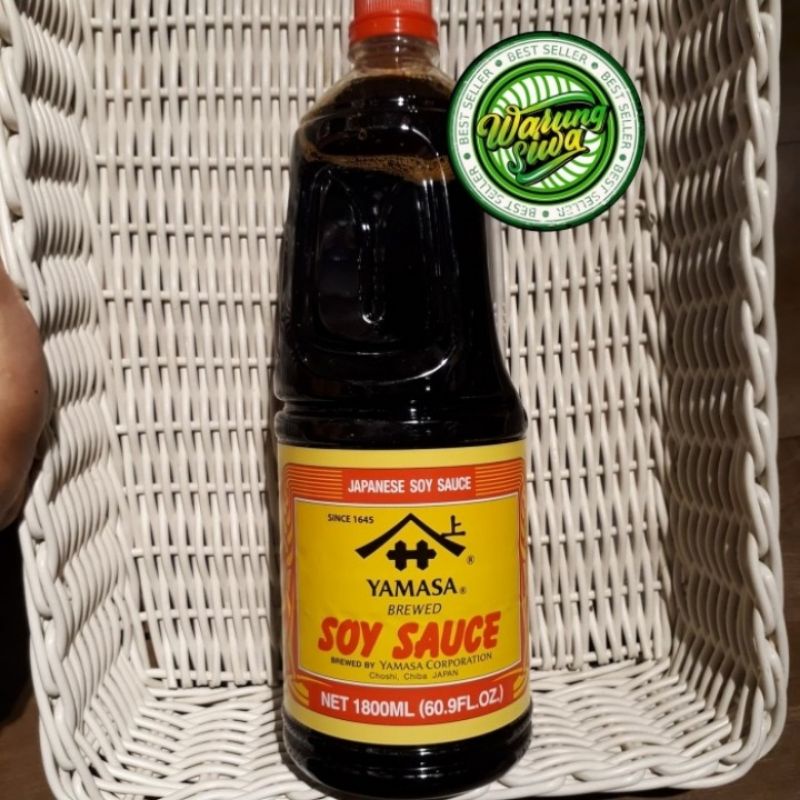 

Kecap asin - yamasa soy sauce 1,8 liter