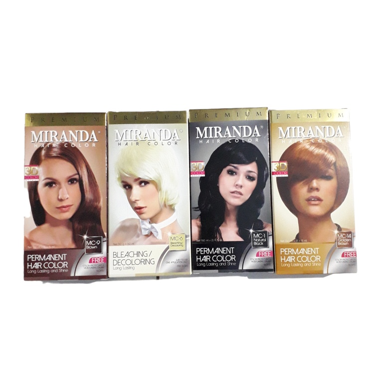 MIRANDA HAIR COLOR(60 mlx2)+15ml/centraltrenggalek