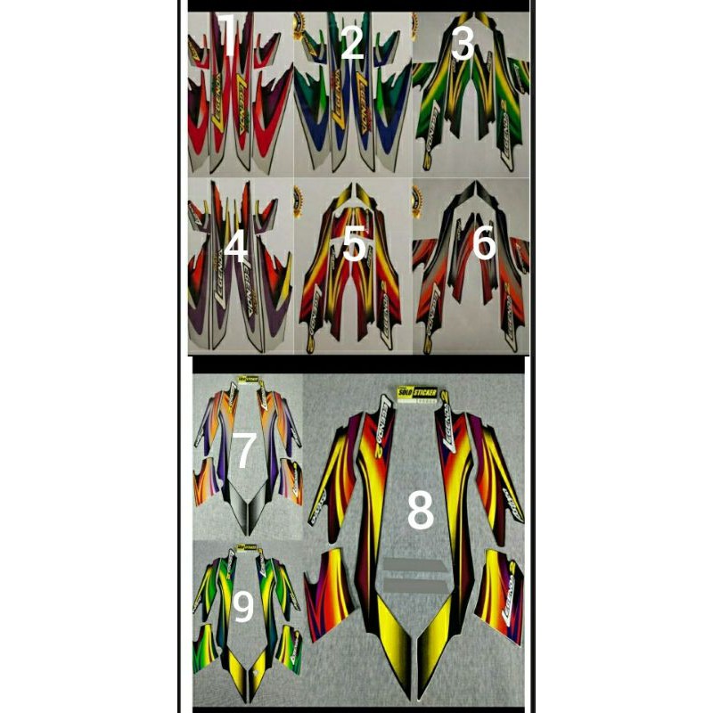 striping Astrea legenda