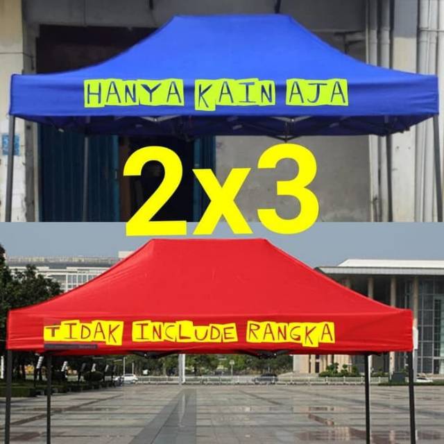 Atap tenda lipat 2x3 terpal tenda cafe daun tenda bazar