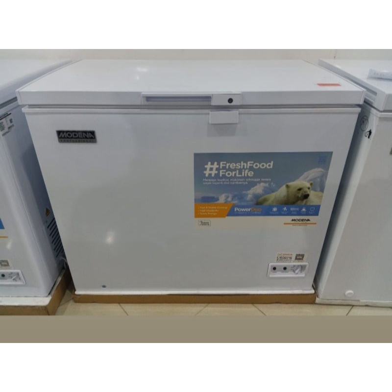 Jual Modena Chest Freezer MD 20 W 200 Liter Shopee Indonesia