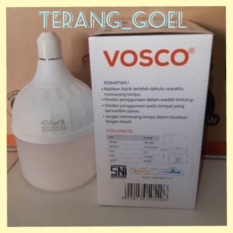 Lampu Led 40 Watt Kapsul Vosco Neo  / Vosco Neo Lampu Led Kapsul 40 Watt