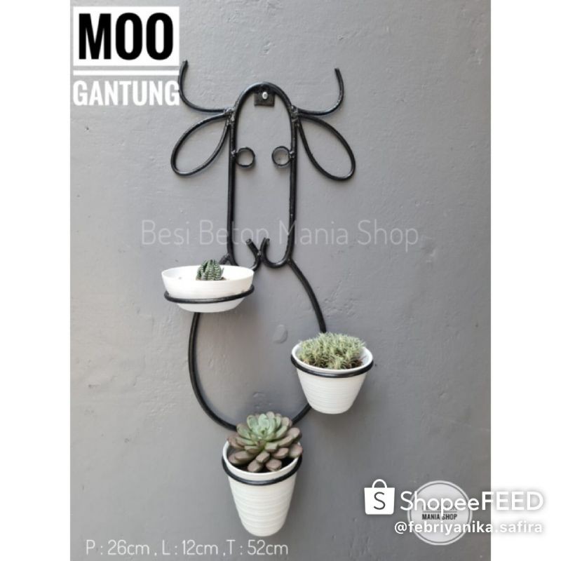 STANDING POT / STANDING POT BESI / RAK KAKTUS / RAK POT BESI / POT BESI / HIASAN DINDING BESI