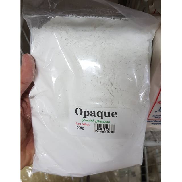 

OPAQUE WHITE / PEWARNA PUTIH 500GR