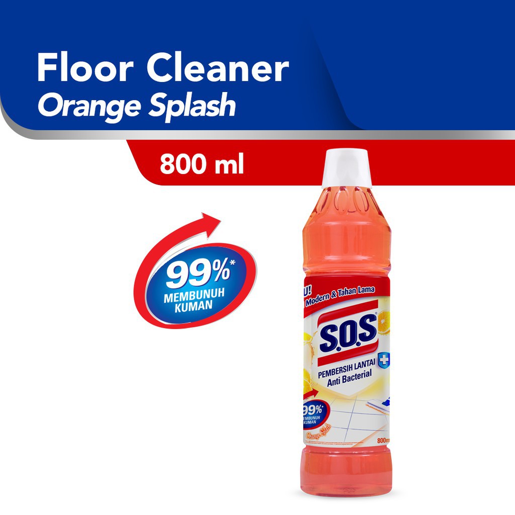 SOS LANTAI 800 BOTOL ORANGE