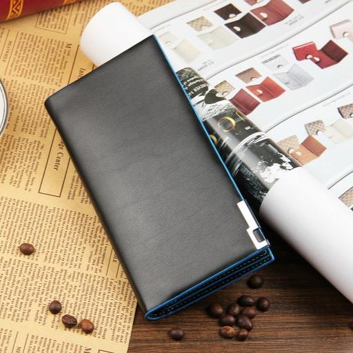 DOMPET PRIA PANJANG KULIT JORDAN WA052B5 IMPORT MURAH HITAM BIRU BRANDED ORIGINAL COWOK BAELLERRY | 