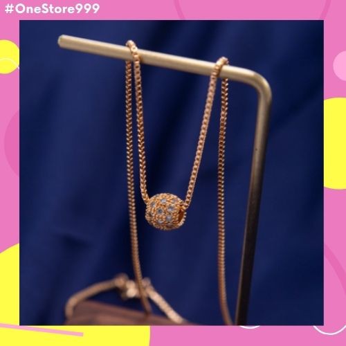 KALUNG BERLIAN LAPIS EMAS 18K