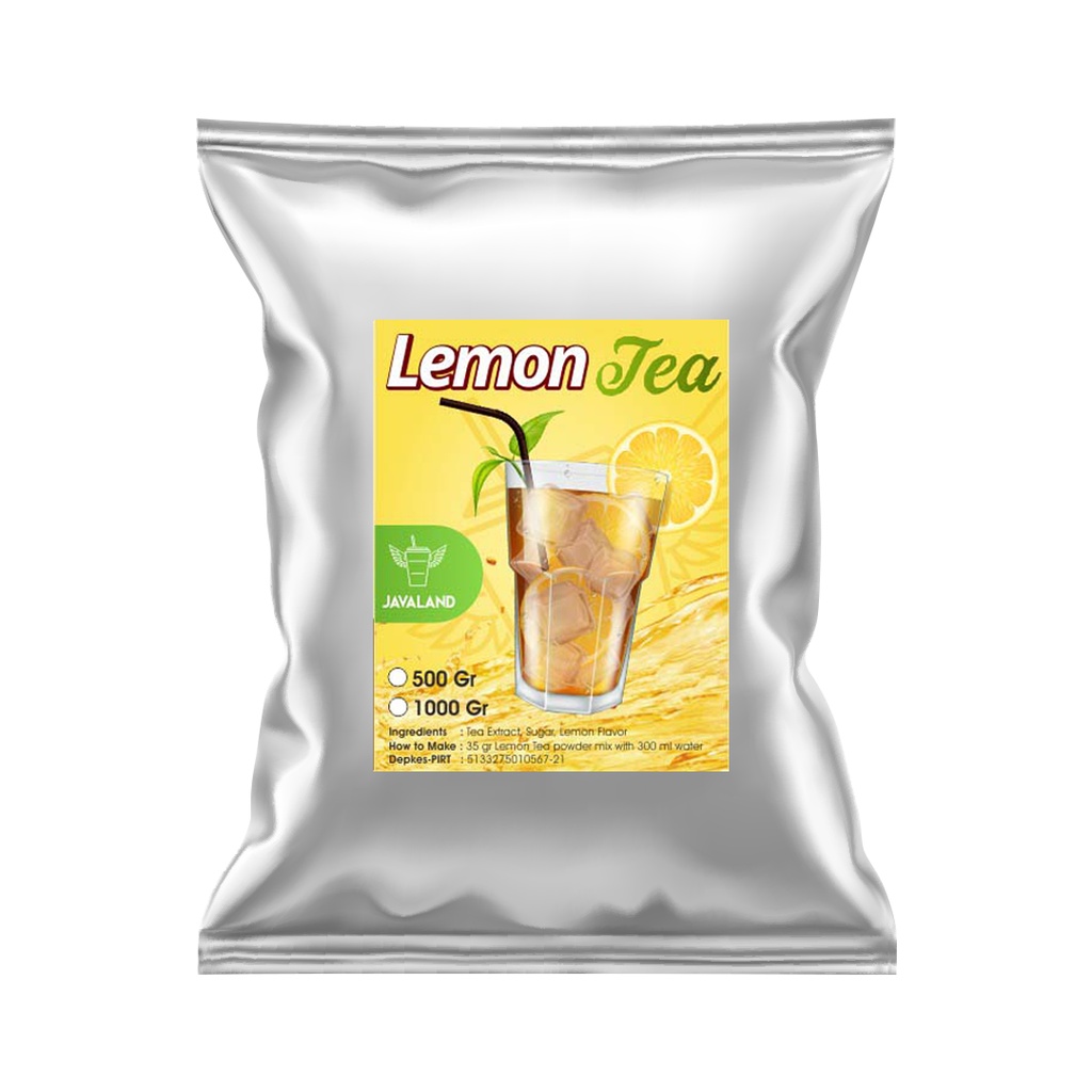 

Javaland Bubuk Minuman Rasa Lemon Tea / Teh Lemon 1Kg - Regular Plain | Es Teh