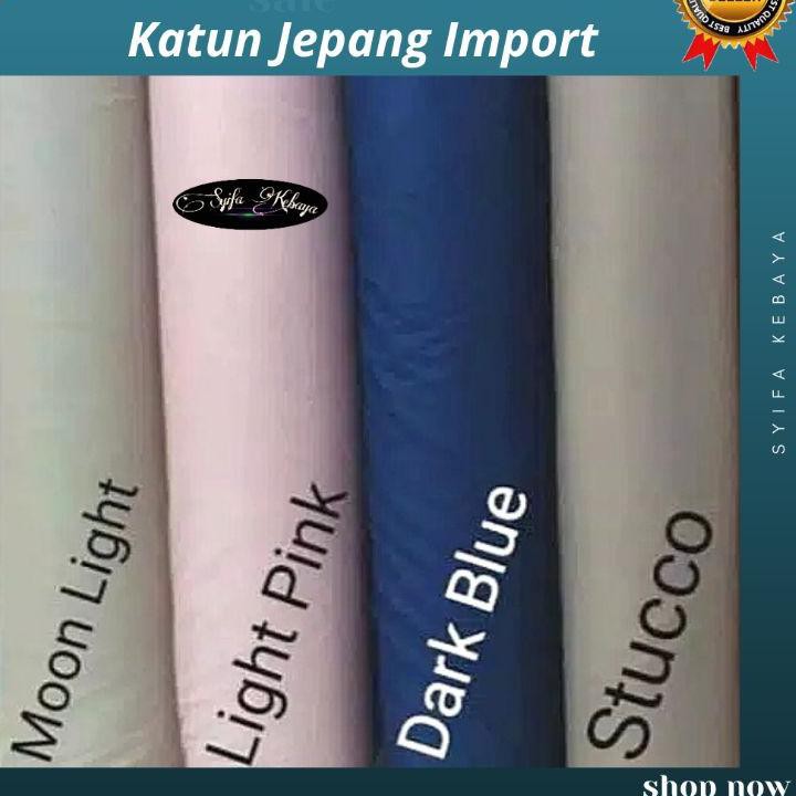 ❤ BELI  ❤ KAIN KATUN JEPANG POLOS. bahan katun jepang polos meteran. katun jepang premium import