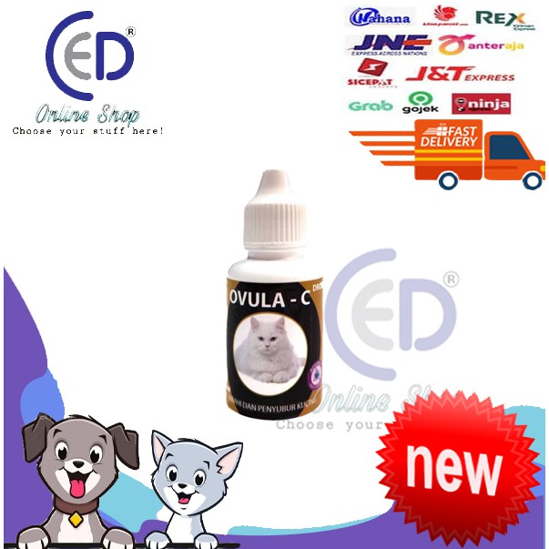 OVULA C CAT DROP 30ML - obat birahi kucing penyubur