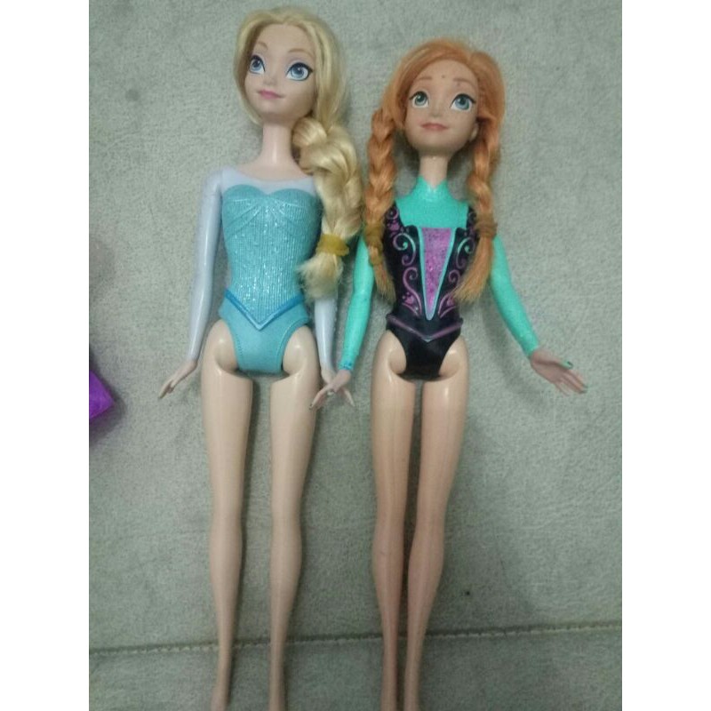 barbie preloved disney princess mattel anna elsa original murah