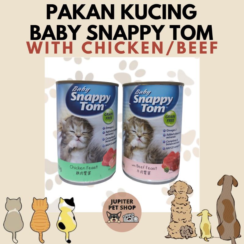 BABY SNAPPY TOM 400g