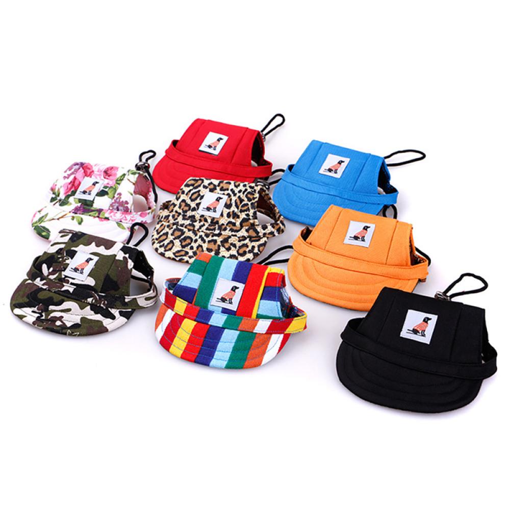 Timekey Topi Baseball Anjingkucing Peliharaan Bahan Katun Polyester Multi Warna H2W9