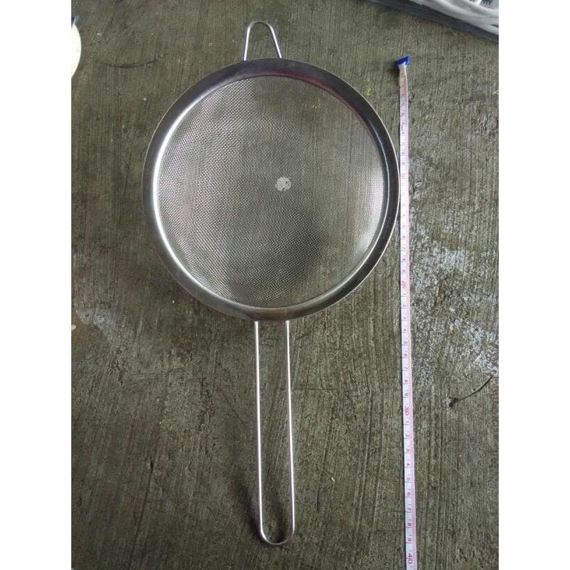 Saringan Goreng Gorengan Kawat Halus Stainless 20cm