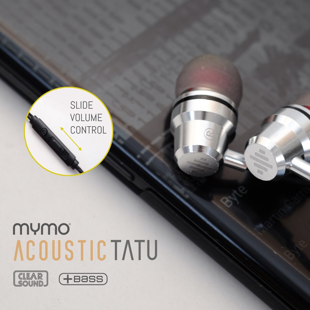 Headset Earphone MYMO ACOUSTIC TATU High Quality Extra Bass Handsfree Original Samsung Oppo Vivo