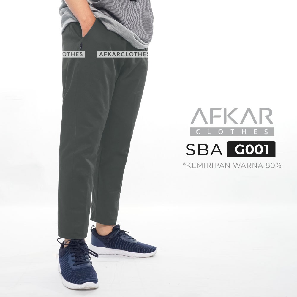 Celana Sirwal Pensil Slim Fit Pria Simpel Kasual SBA AFKAR