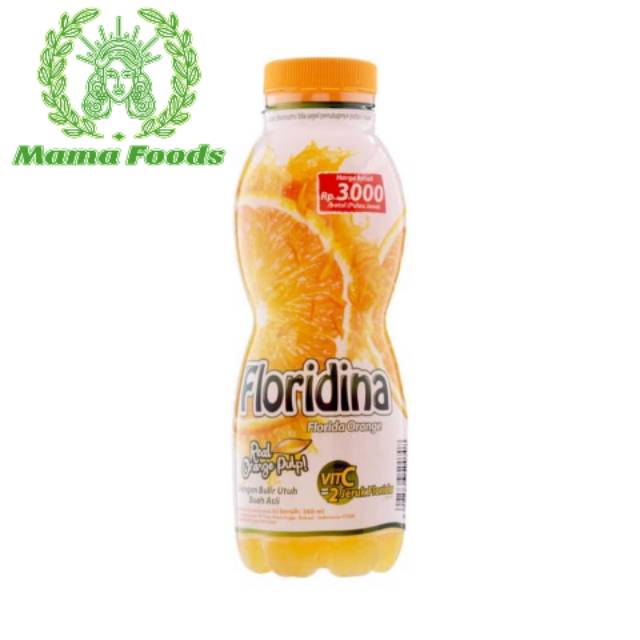 

FLORIDINA Orange 350ml Minuman Rasa Jeruk Segar 1 Pack Isi 12 Botol