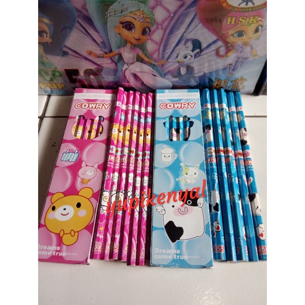 

PENSIL TULIS MOTIF 12 PCSS