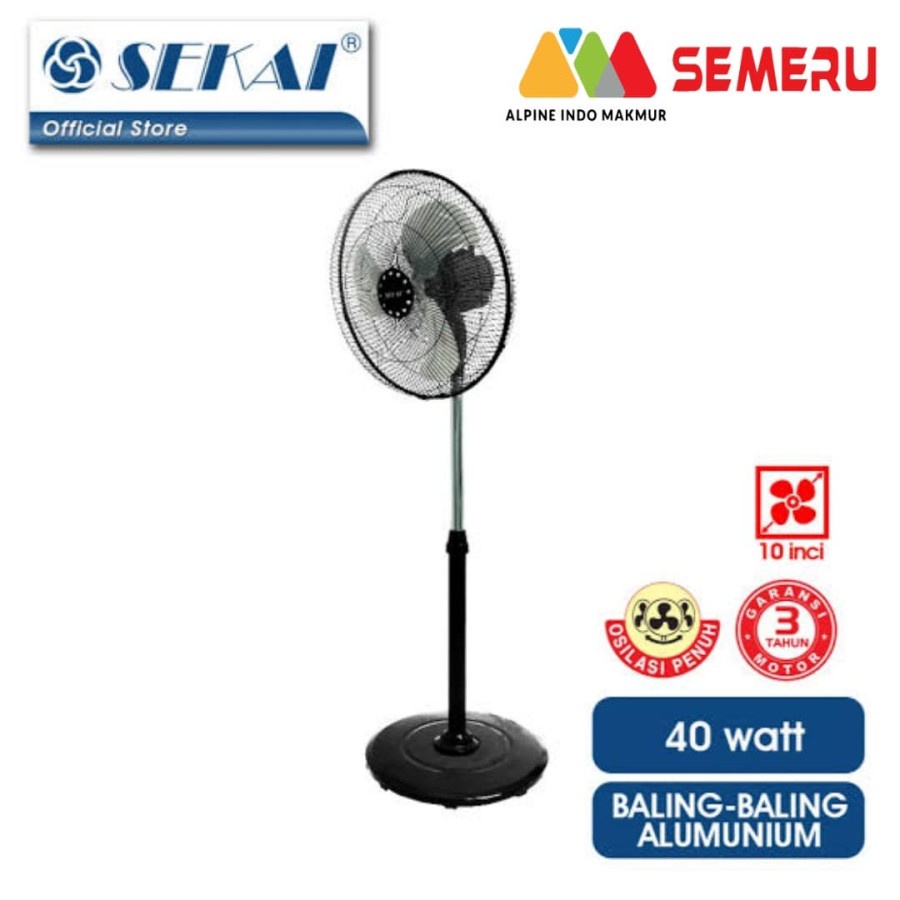 SEKAI HIGH STAND FAN 12" HSN-1238 PO