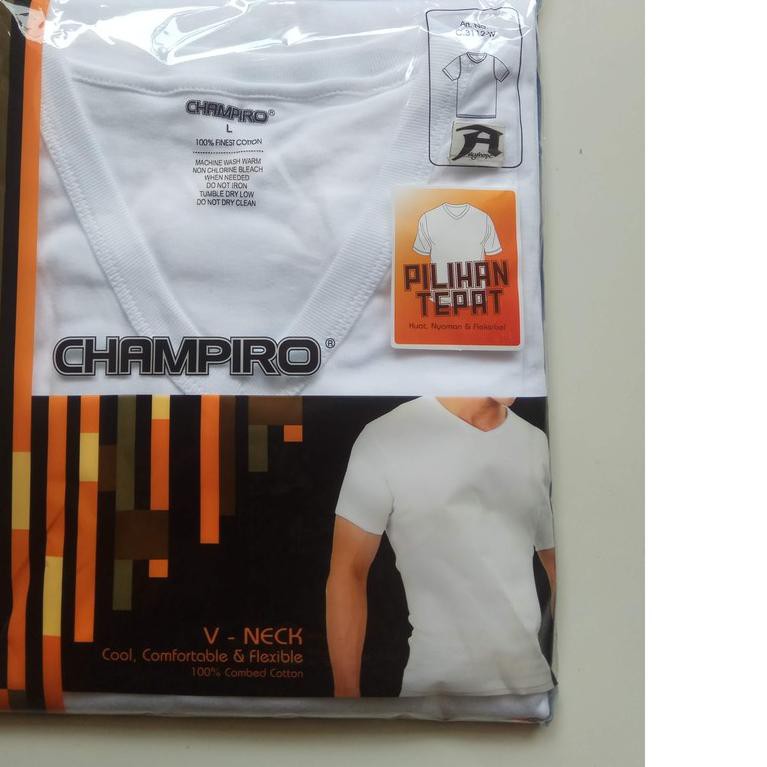 ✻ Kaos dalam pria Champiro / Oblong pria Champiro / Kaos dalam / Oblong Putih ◌