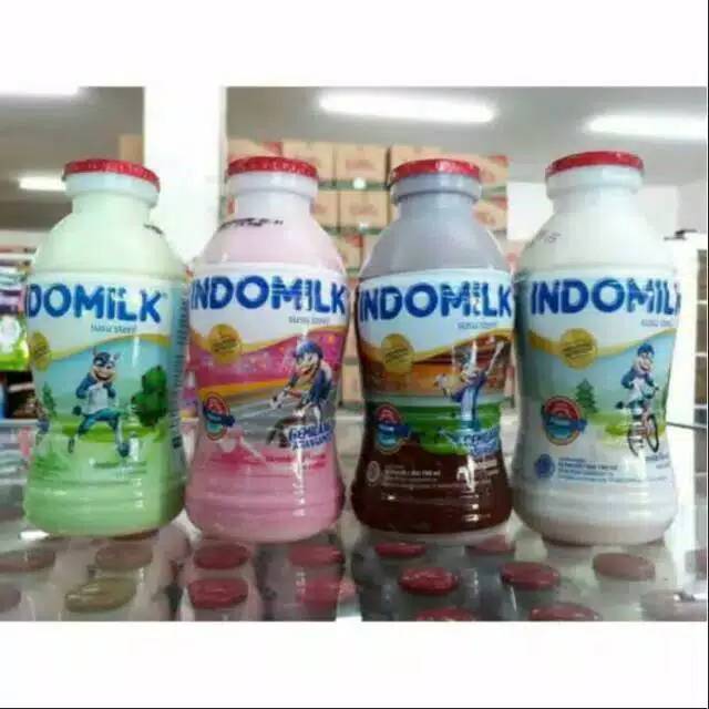 

Indomilk Botol 190ml Per Pcs Dan Per 5 Pcs 2 Rasa Coklat & Stroberi